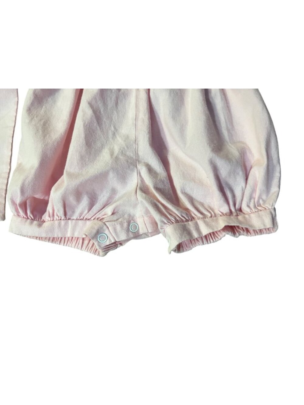 Vintage Allison Ann 24M Pink Smocked Bubble Romper Hearts Flowers Used - Picture 6 of 13